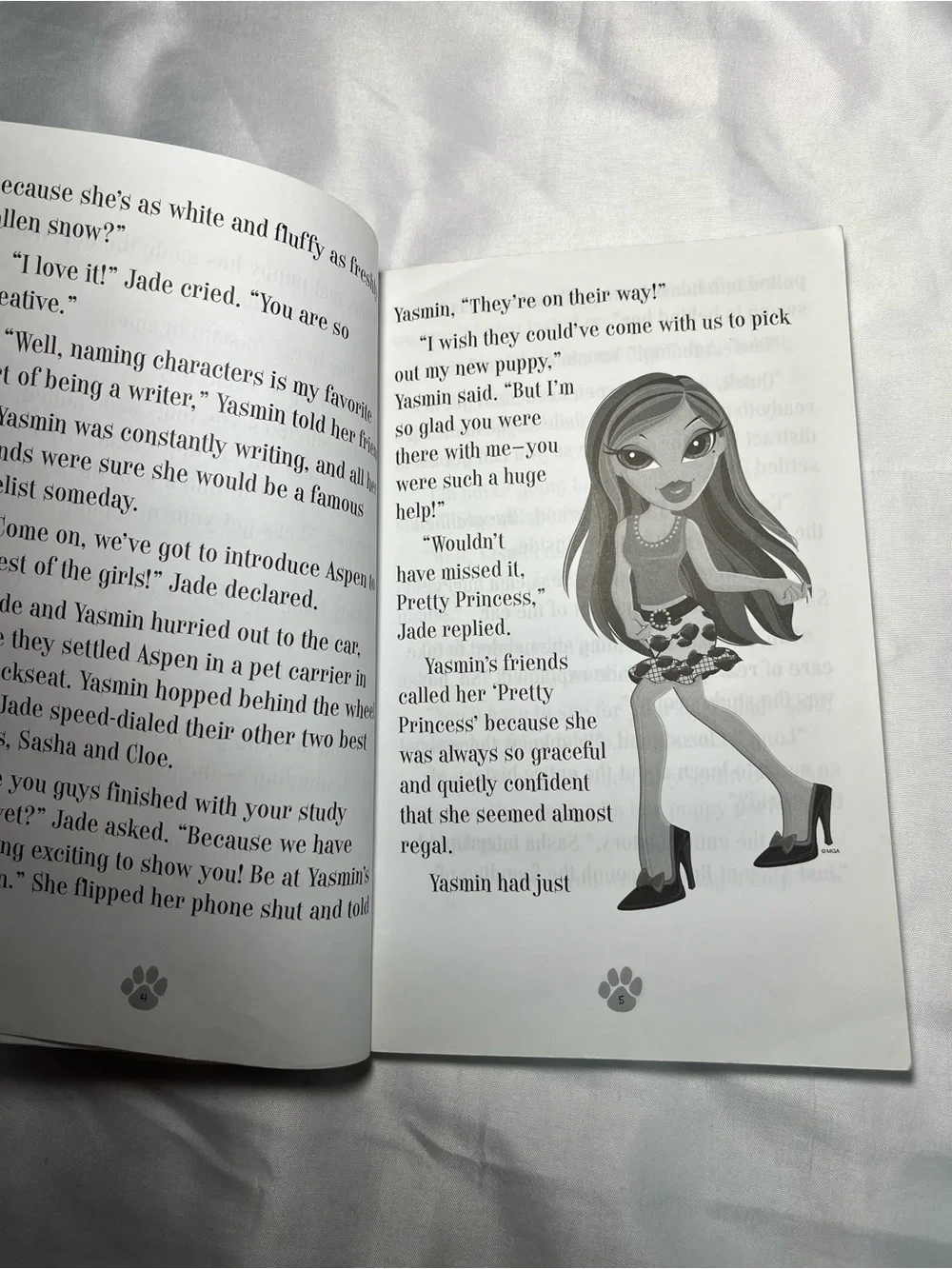 Pet Project Bratz Totally Awesome Tales Yasmin Paperback Book 2007 Y2K MGA